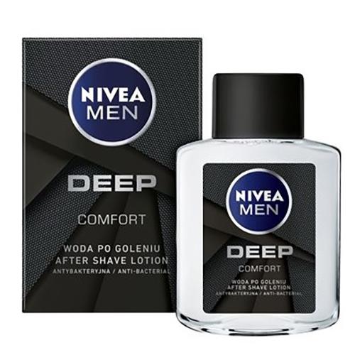 Nivea, Men, Deep, After Shave Lotion (Woda po goleniu antybakteryjna)
