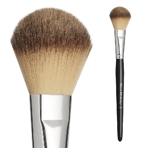 Bikor Makeup, Pro Brush  N°2 Synt. Powder (Pędzel do pudru)