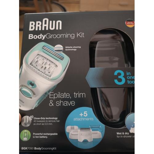 Braun, Body Grooming Kit, Depilator  BGK 7090