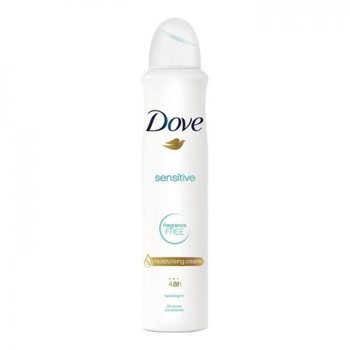 Dove, Sensitive, Antyperspirant w sprayu (nowa wersja)