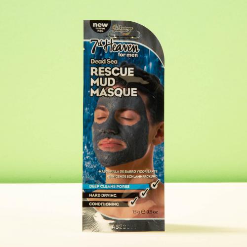 7th Heaven, Dead Sea Rescue Mud Mask for Men (Maseczka do twarzy)