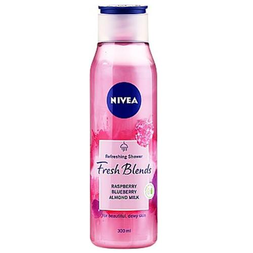 Nivea, Fresh Blends, Refreshing Shower Gel Raspberry, Blueberry, Almond