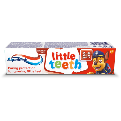 Aquafresh, Little Teeth Psi Patrol, Pasta do zębów dla dzieci 3-5 lat