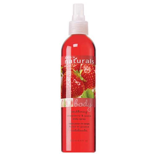 Avon, Naturals, Strawberry & Guawa, Conditioning Body Spray (Spray do ciała `Truskawka i guawa`)