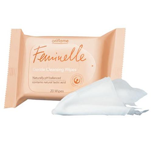 Oriflame, Feminelle, Gentle Cleansing Wipes (Delikatne chusteczki oczyszczające)