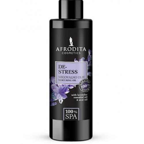 Kozmetika Afrodita, 100% Spa, De-stress Nurturing Oil (Olejek lawendowy do ciała)