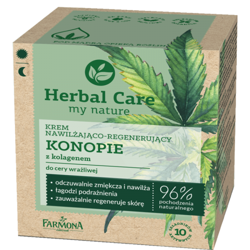 Herbal Care Krem Nawilzajaco Regenerujacy Konopie Z Kolagenem Cena Opinie Recenzja Kwc