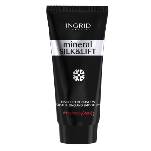 Ingrid Cosmetics, Mineral Silk & Lift, Długotrwały mineralny fluid nawilżająco - wygadzający
