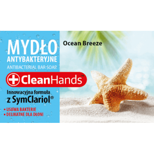 CleanHands, Ocean Breeze Antibacterial Bar Soap (Mydło w kostce antybakteryjne)