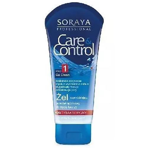 Soraya, Care & Control Antybakteryjna, Superdziałający przeciwtrądzikowy żel do mycia twarzy