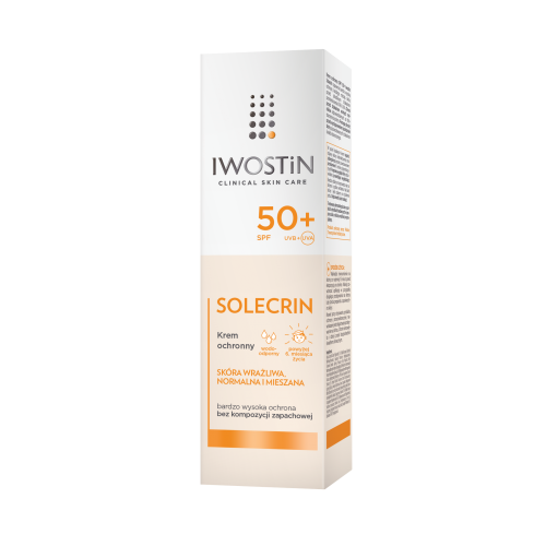 Iwostin, Solecrin, Krem ochronny dla skóry wrażliwej i alergicznej SPF 50+ (nowa wersja)
