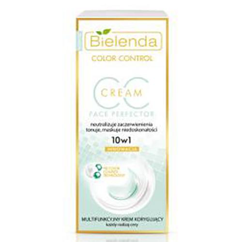 Bielenda, Color Control, Face Perfector CC Cream 10 in 1, Krem korygujący CC 10 w 1 neutralizujący zaczerwienienia