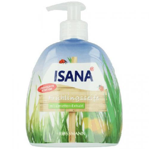 Isana, Frühlingseife mit Kalk-Extrakt (Wiosenne mydło w płynie z ekstraktem z limonki)