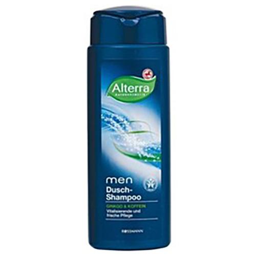 Alterra, Dusch - Shampoo Men Ginkgo & Koffein (Szampon - żel pod prysznic dla mężczyzn `Ginko i kofeina`)