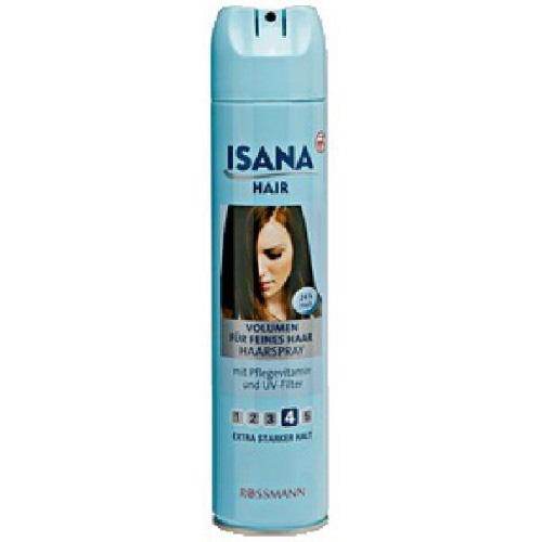 Isana, Hair, Volumen für Feines Haar Haarspray (Lakier do włosów)