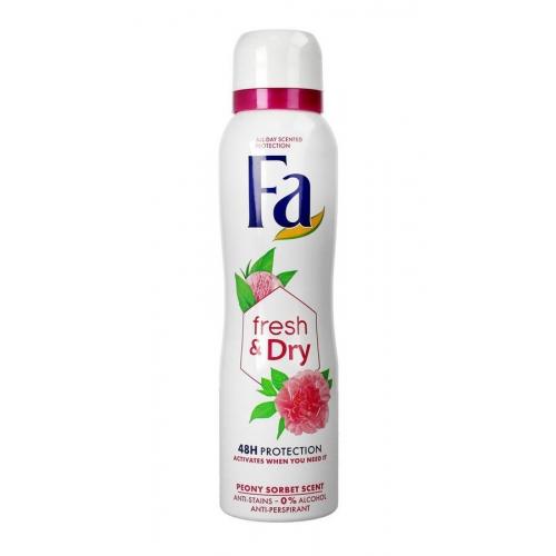 Fa, Fresh & Dry, Peony Sorbet 48h Anti-Perspirant Spray (Antyperspirant o zapachu sorbetu z piwonii)
