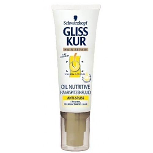 Schwarzkopf Gliss Kur, Oil Nutritive, Fluid na koncówki przeciw rozdwajaniu sie włosów z olejkami pielęgnacyjnymi