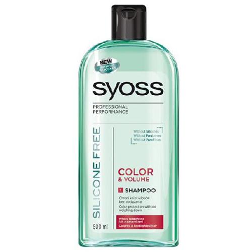 Syoss, Silicone Free, Color & Volume, Szampon do włosów farbowanych