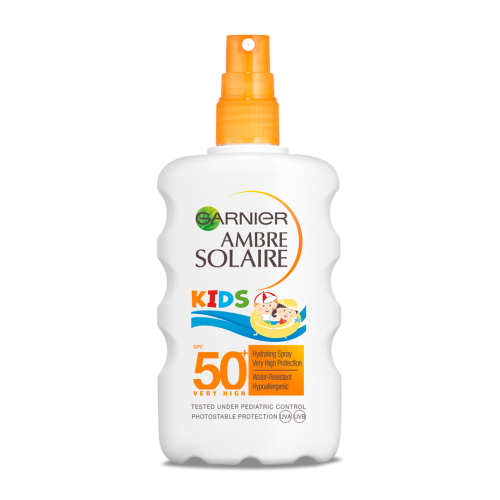 Garnier, Ambre Solaire Kids,  Hydrating Spray SPF 50 (Spray ochronny dla dzieci)