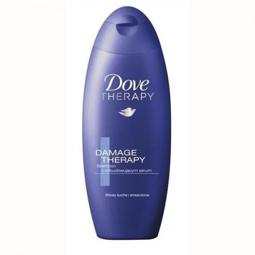 Dove, Damage Therapy, Szampon z odbudowującym serum do włosów suchych i zniszczonych