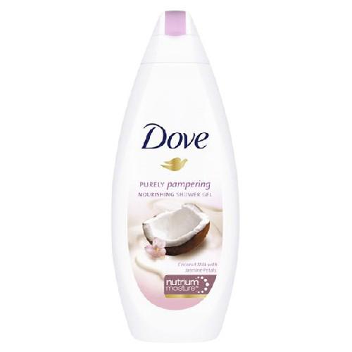 Dove, Purely Pampering Coconut Milk & Jasmine Petals, Shower Gel (Rozpieszczający żel pod prysznic) (stara wersja)