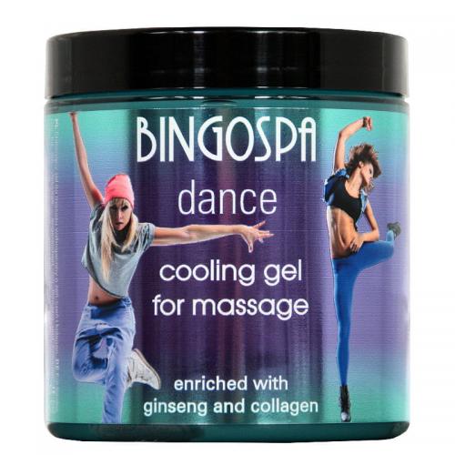 BingoSpa, Dance, Chłodzący żel do masażu wzbogacony żeń-szeniem i kolagenem