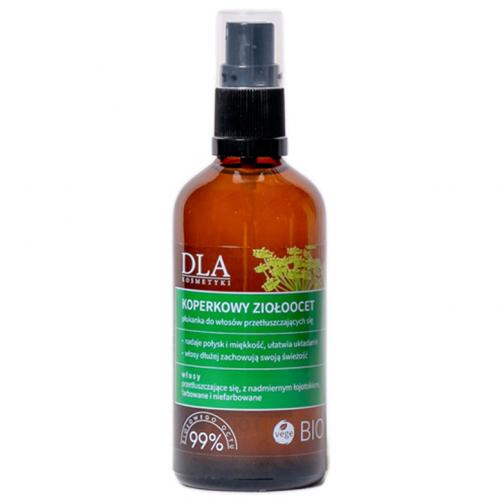 Kosmetyki DLA, Koperkowy ziołoocet płukanka do włosów przetłuszczających się