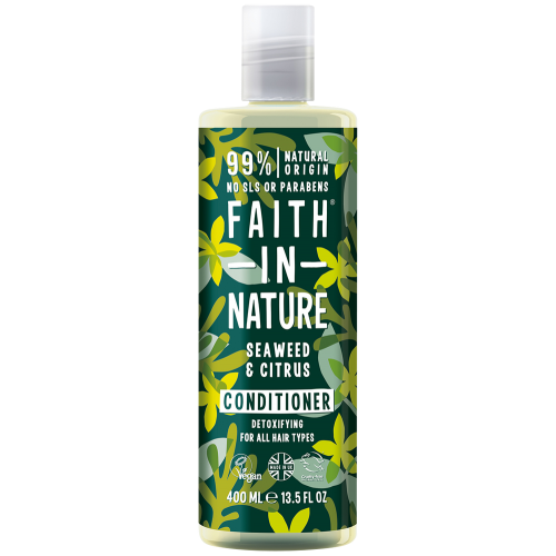 Faith In Nature, Seeweed & Citrus Conditioner (Odżywka z wyciągiem z wodorostów i olejkiem z cytrusów do wszystkich rodzajów włosów)