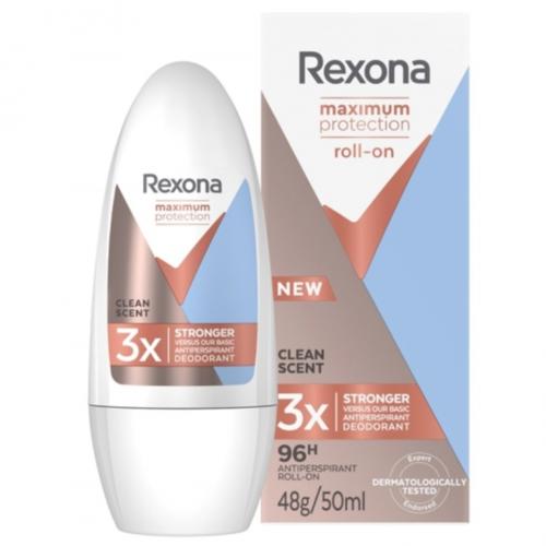 Rexona, Maximum Protection, Roll-on Clean Scent (Antyperspirant w kulce)