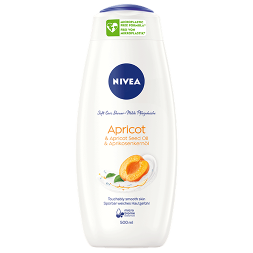 Nivea, Soft Care Shower Apricot & Apricot Seed Oil (Pielęgnujący żel pod prysznic `Morela i olej z nasion moreli`)