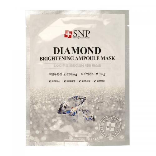 SNP, Diamond Brightening Ampoule Mask (diamentowa maska ...