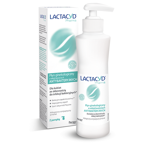 Lactacyd, Pharma, Płyn ginekologiczny ochronny o właściwościach antybakteryjnych