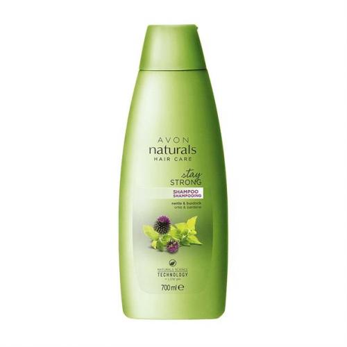 Avon, Naturals Herbal, Nourishing Shampoo Nettle & Burdock [Naturals, Hair Care Stay Strong Shampoo Nettle & Burdock] (Szampon odżywczy do włosów słabych i łamliwych `Pokrzywa i łopian`)