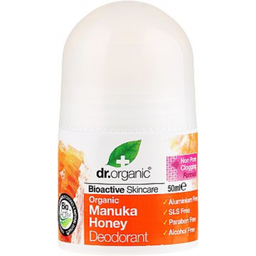 Dr.Organic, Bioactive Skincare, Organic Manuka Honey Deodorant (Dezodorant w kulce 'Organiczny miód Manuka')