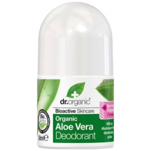 Dr.Organic, Bioactive Skincare, Organic Aloe Vera Deodorant (Dezodorant w kulce z organicznym aloesem)