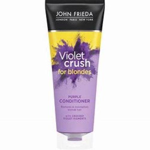 John Frieda Violet Crush For Blondes Purple Conditioner Odzywka Do Włosów Blond Niwelująca żółte Tony Cena Opinie Recenzja Kwc