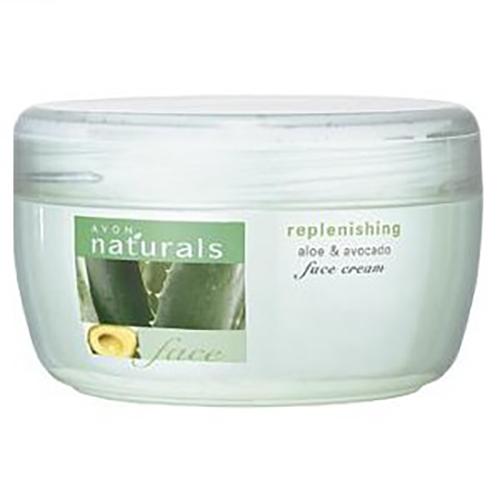 Avon, Naturals, Aloe & Avocado, Replenishing Face Cream (Intensywnie nawilżający krem do twarzy `Aloes i awokado`)