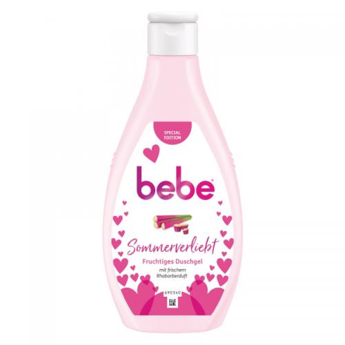 Bebe (Young Care), Sommerverliebt, Fruchtiges Duschgel (Żel pod prysznic `Rabarbar`)