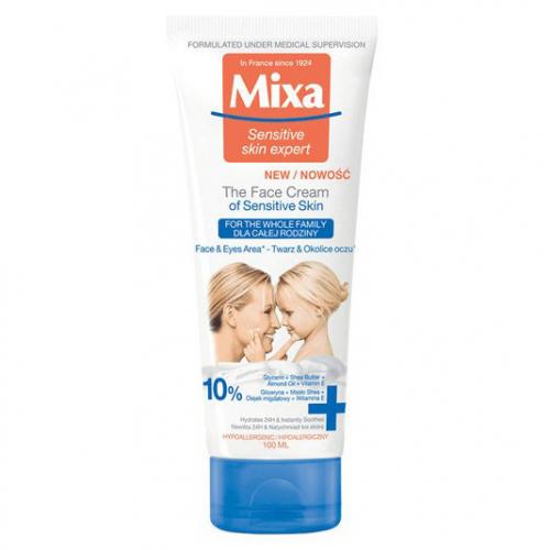 Mixa, The Face Cream of Sensitive Skin (Krem do wrażliwej skóry)