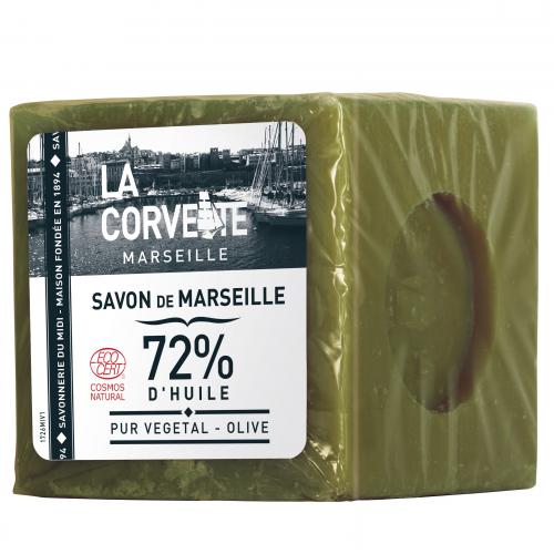 La Corvette, Cube de Savon de Marseille Olive (Mydło Marsylskie `Oliwka`)