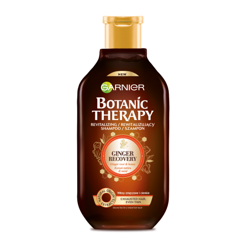 Garnier, Botanic Therapy, Rewitalizujący szampon do włosów `Korzeń imbiru & miód`