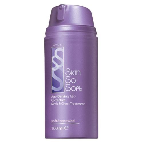 Avon, Skin So Soft, Age - Defying Neck & Chest Corrective Treatment (Kuracja do dekoltu i szyi opóźniająca oznaki starzenia)