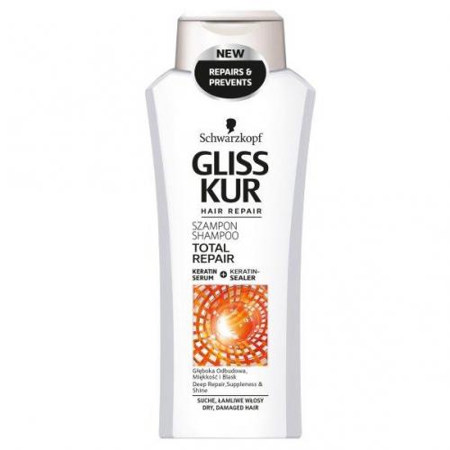 Schwarzkopf Gliss Kur, Total Repair, Shampoo (Szampon do włosów suchych i zniszczonych (nowa wersja))