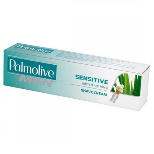 Palmolive, Men, Sensitive Shave Cream with Aloe Vera (Krem do golenia dla mężczyzn z aloesem do skóry wrażliwej)