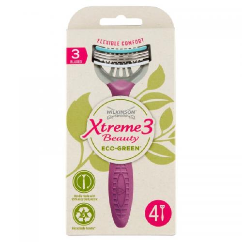 Wilkinson, Xtreme3 Beauty Eco-Green, Maszynki do golenia dla kobiet