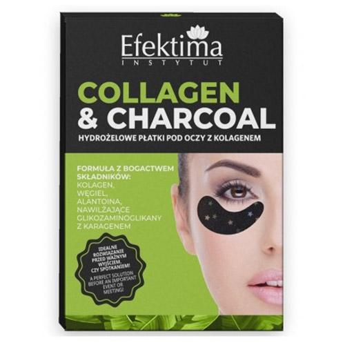 Efektima, Hydrożelowe płatki pod oczy z retinolem `Collagen & Charcoal`