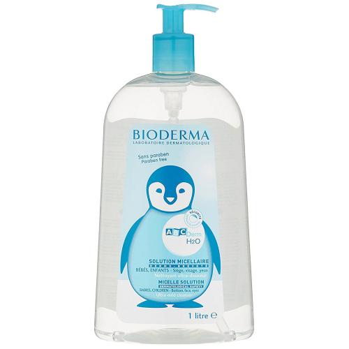 Bioderma, ABC Derm, H20 (Płyn micelarny delikatnie oczyszczający wrażliwą skórę niemowląt i dzieci)