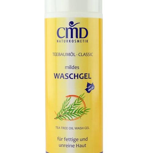 CMD Naturkosmetik, Teebaumol, Classic Waschgel (Żel do mycia twarzy z olejkiem z drzewa herbacianego)