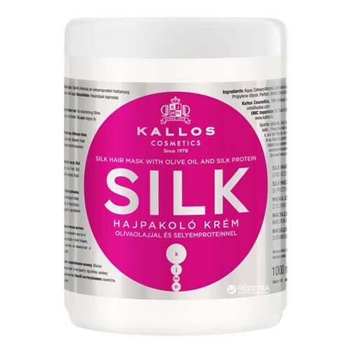 Kallos, KJMN, Silk, Maska do włosów suchych z jedwabiem