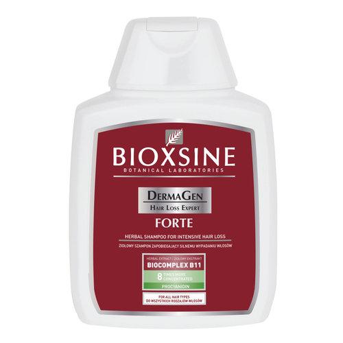 Bioxsine, DermaGen Hair Loss Expert Forte, Ziołowy szampon zapobiegający silnemu wypadaniu włosów